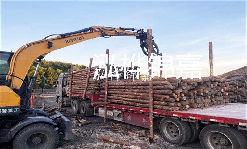 打護(hù)坡松木樁施工視頻-保障道路安全，提升城市形象！